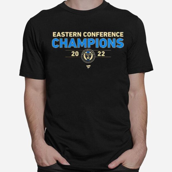 Philadelphia Union Soccer 2022 Mls Eastern Conference Champions Kick T-Shirt