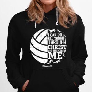 Philippians 413 Volleyball Teen Girls Her Hoodie