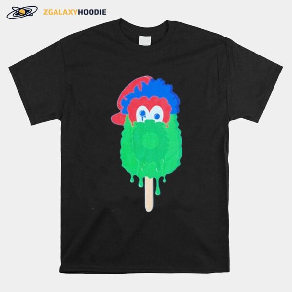 Phillie Phanatic Popsicle Mascot Philadelphia Phillies T-Shirt