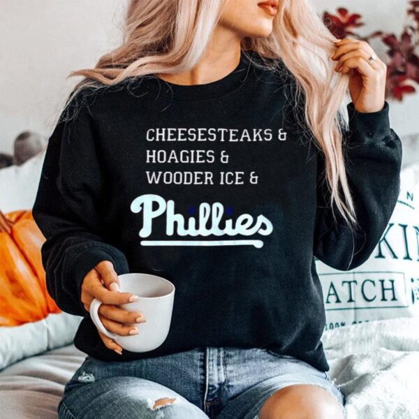 Phillies Cheesesteaks Hoagies And Wooder Ice Phillies Sweater