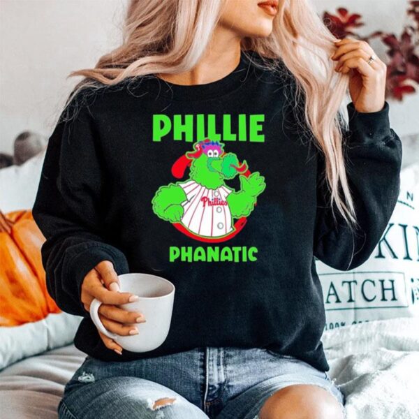 Phillies Phanatic Mascot Philadelphia Phillies Baseball Sweater