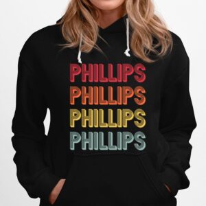 Phillips Surname Vintage Birthday Reunion Hoodie