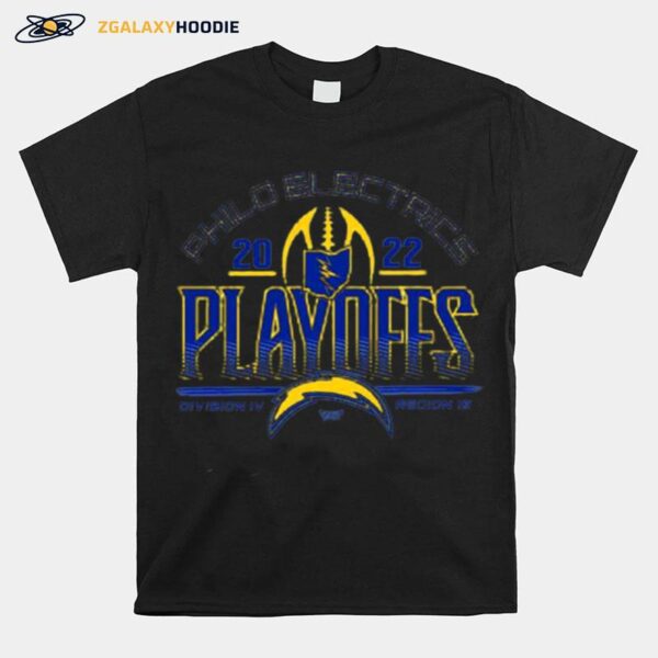 Philo Electrics Football 2022 Playoff Division Iv Storied Rivals Region 15 T-Shirt