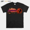 Phoenix Az Cityscape Hot Retro Sun T-Shirt