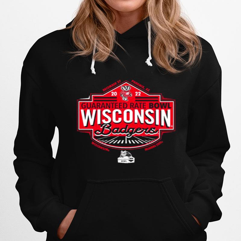 Phoenix Guaranteed Rate Bowl 2022 Wisconsin Badgers Hoodie