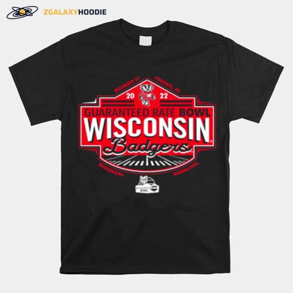 Phoenix Guaranteed Rate Bowl 2022 Wisconsin Badgers T-Shirt