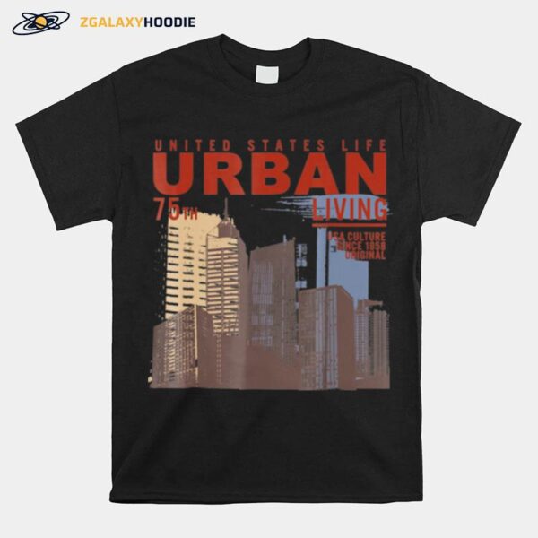 Photography Retro Urban United States City Scene T-Shirt