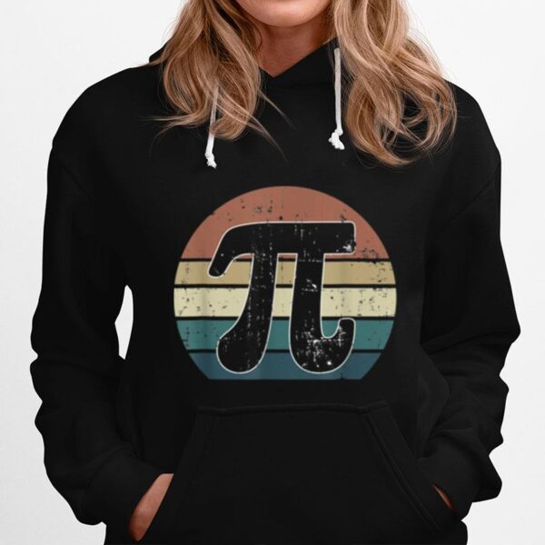 Pi Day Retro Vintage Math Geek Teacher Student Hoodie