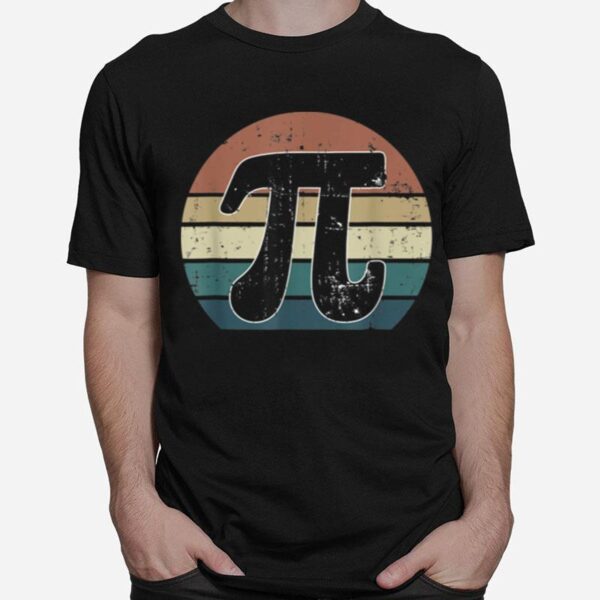 Pi Day Retro Vintage Math Geek Teacher Student T-Shirt