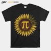 Pi Day Sunflowers Pi Number Symbol Teacher Math T-Shirt