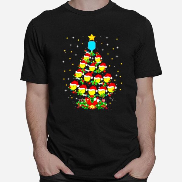 Pickleball Christmas Tree Sport Lover Xmas T-Shirt