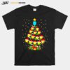 Pickleball Christmas Tree Sport Lover Xmas T-Shirt