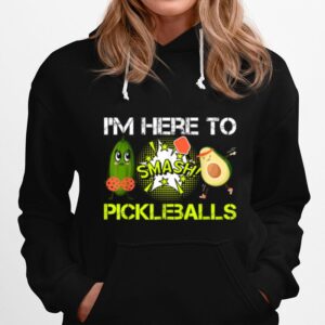 Pickleball Funny Avocado Fun Pickleball Hoodie