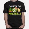 Pickleball Funny Avocado Fun Pickleball T-Shirt