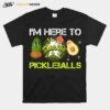 Pickleball Funny Avocado Fun Pickleball T-Shirt