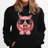 Pig Emoji Cool Sunglasses Piglet Hoodie