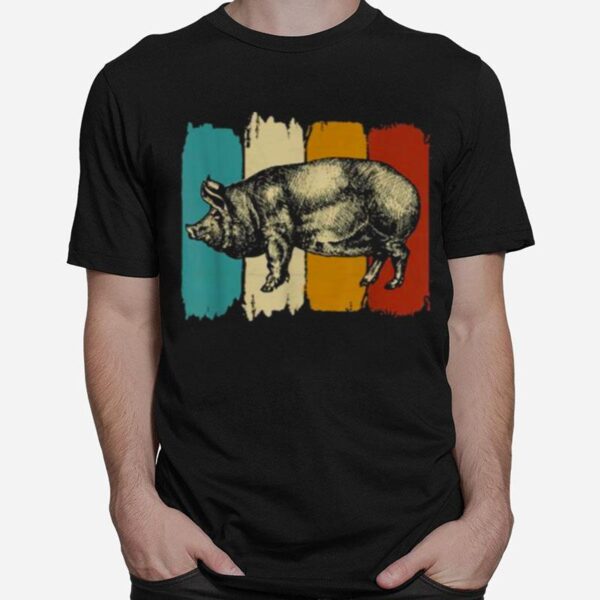 Pig Sow Piglet Vintage T-Shirt