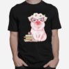 Pig Teachers Books Apple T-Shirt