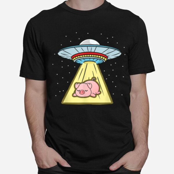 Pig Ufo Abduction T-Shirt