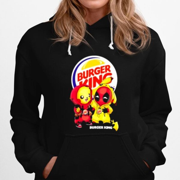 Pikachu And Deadpool Burger King Hoodie