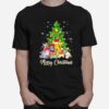 Pikachu Cartoon Merry Christmas Tree T-Shirt