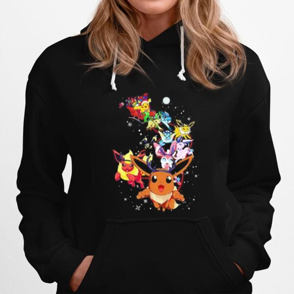 Pikachu Cartoon Merry Christmas Hoodie