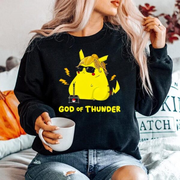 Pikachu God Of Thunder Sweater