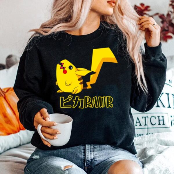 Pikarawr Pokemon Pikachu Rawr Sweater