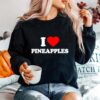 Pineapples Love Heart Sweater