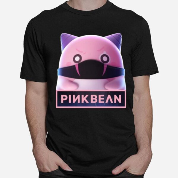 Pink Bean Maplestory Black Mask T-Shirt