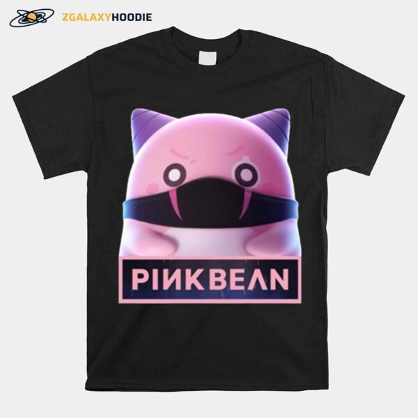 Pink Bean Maplestory Black Mask T-Shirt