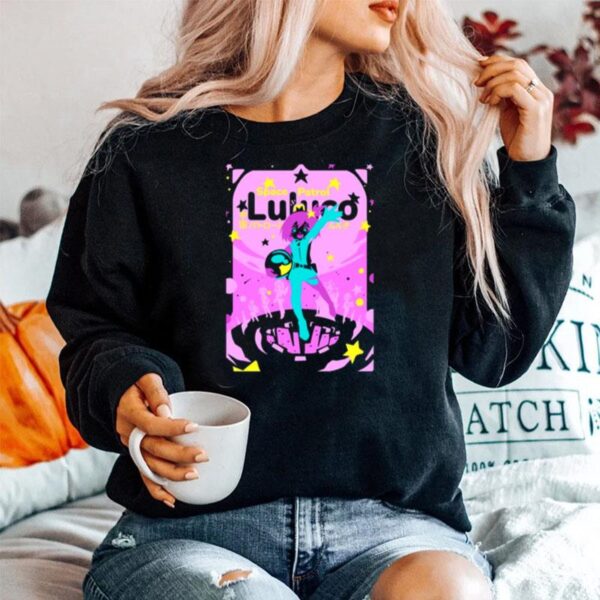 Pink Design Space Patrol Luluco Sweater