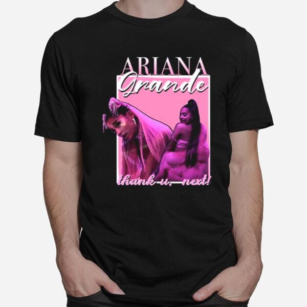 Pink Design Thank U Next Ariana Grande Singer T-Shirt