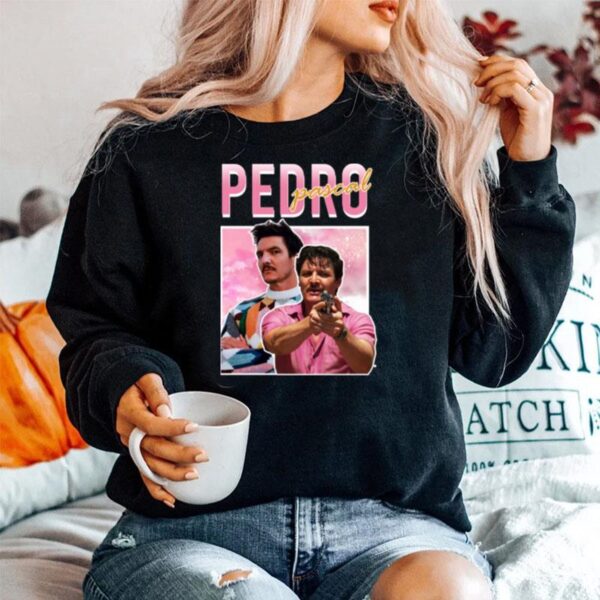 Pink Guy Pedro Pascal Daddy Vinage Sweater