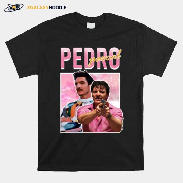 Pink Guy Pedro Pascal Daddy Vinage T-Shirt