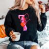 Pink Led Zeppelin Rock Sweater