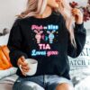 Pink Or Blue Tia Loves You Gender Reveal Baby Mother Day Sweater