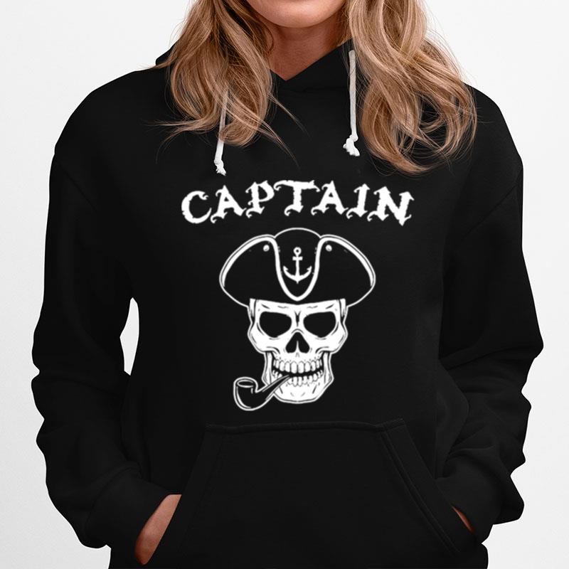 Pirate Captain Nautical Skull Love Sailing Hoodie