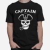 Pirate Captain Nautical Skull Love Sailing T-Shirt