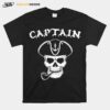Pirate Captain Nautical Skull Love Sailing T-Shirt