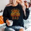 Pirate Dad Gift Jolly Roger Flag Captain Halloween Single Dads Sweater