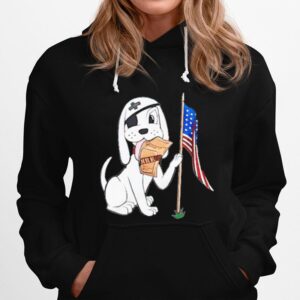 Pirate Dog Usa Hoodie