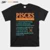 Pisces Zodiac Sign Astrology February To March Birthday T-Shirt