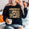 Pitbull American Flag Sweater