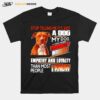 Pitbull Stop Telling Me Its Just A Dog My Dog Has More Personality Integrity T-Shirt