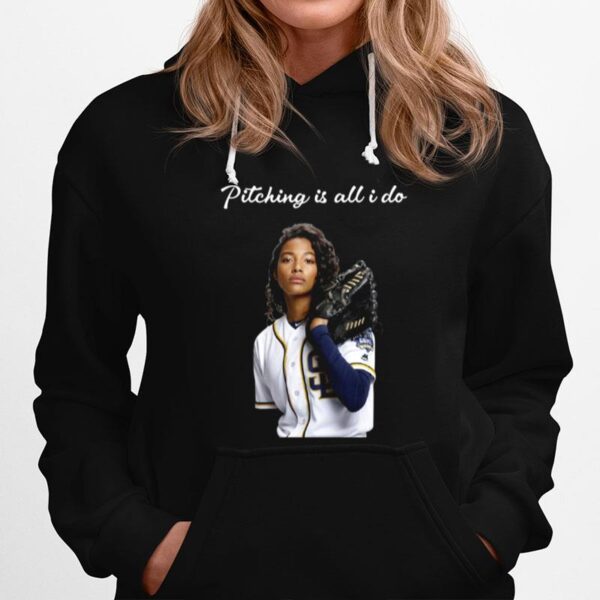 Pitching Is All I Do Ginny Baker Baseball Hoodie