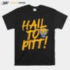 Pitt Panthers Painted Slogan Hall To Pitt T-Shirt