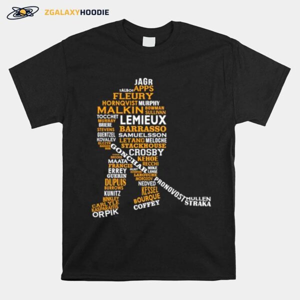 Pittsburgh Hockey Greats Heavyweight T-Shirt