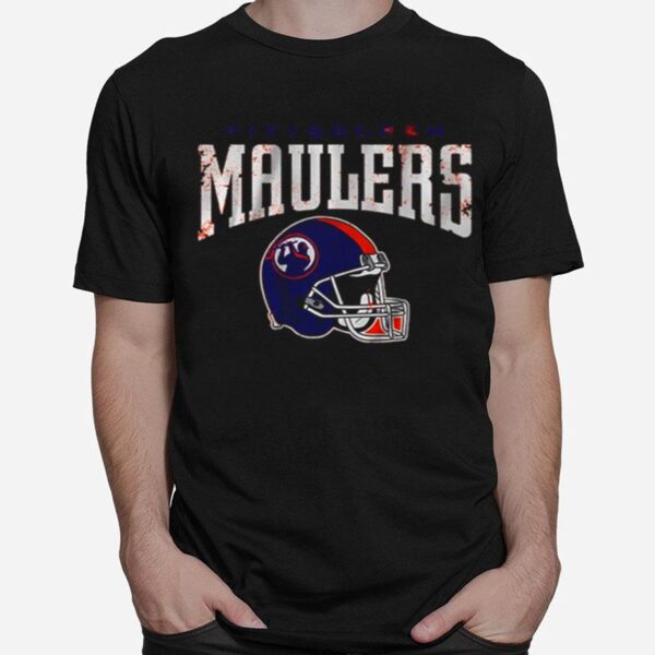 Pittsburgh Maulers Vintage Helmet T-Shirt