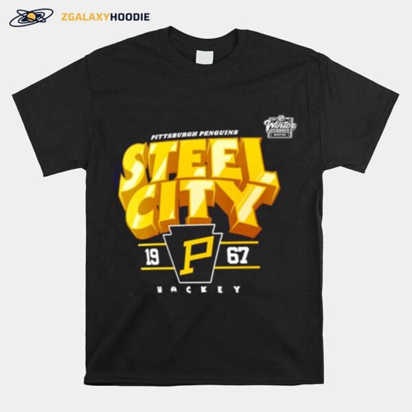 Pittsburgh Penguins Steel City 2023 Nhl Winter T-Shirt